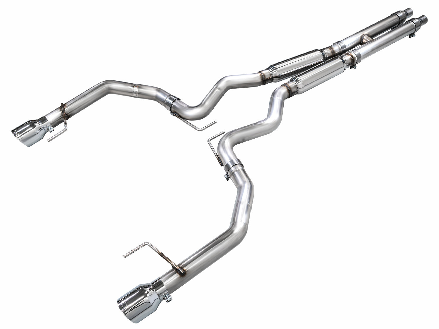 AWE Track Edition Exhaust – Ford S650 Mustang GT (Dual Tip)