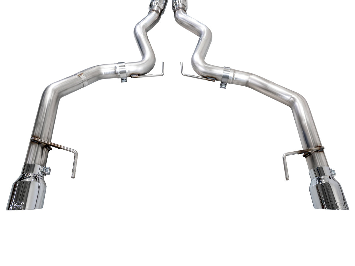 AWE Track Edition Exhaust – Ford S650 Mustang GT (Dual Tip)