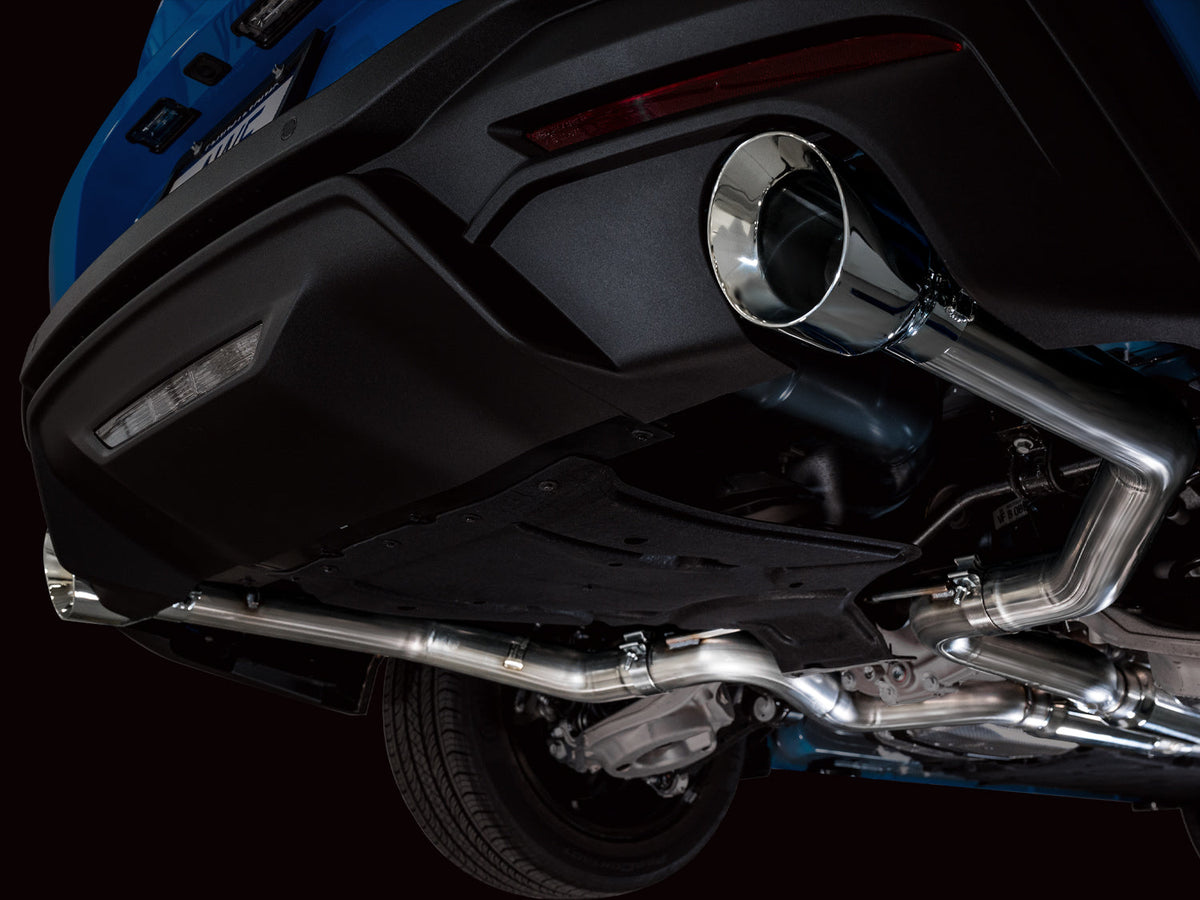 AWE Track Edition Exhaust – Ford S650 Mustang GT (Dual Tip)