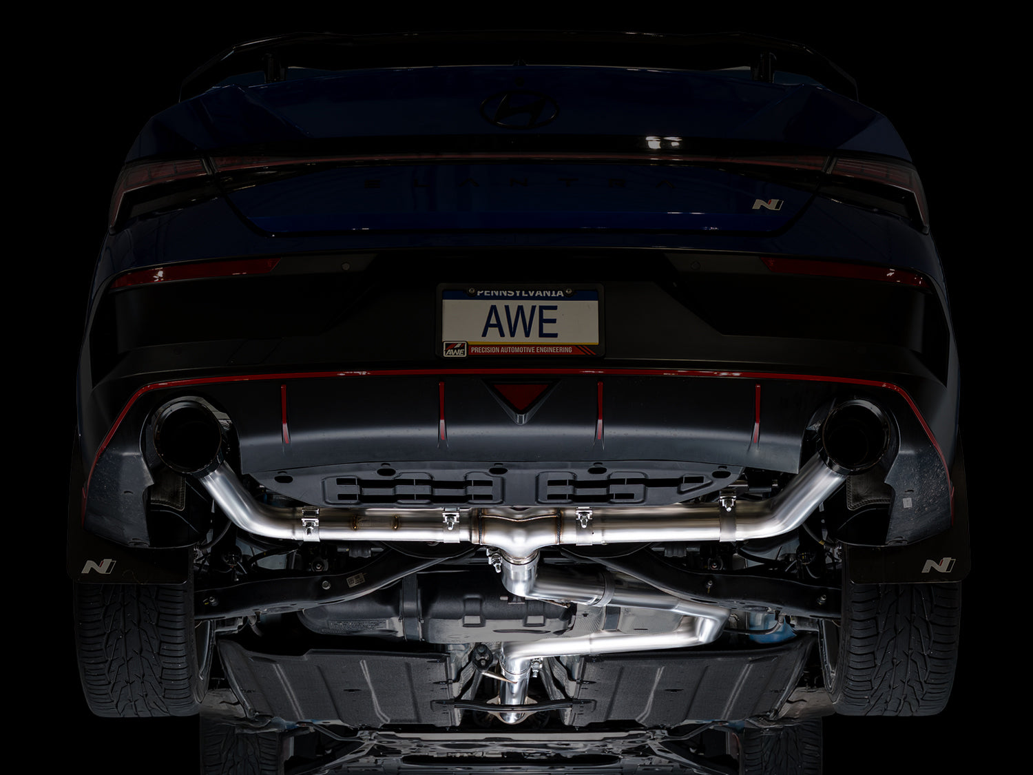 AWE Track Edition Exhaust – Hyundai Elantra N (i30 N Sedan)