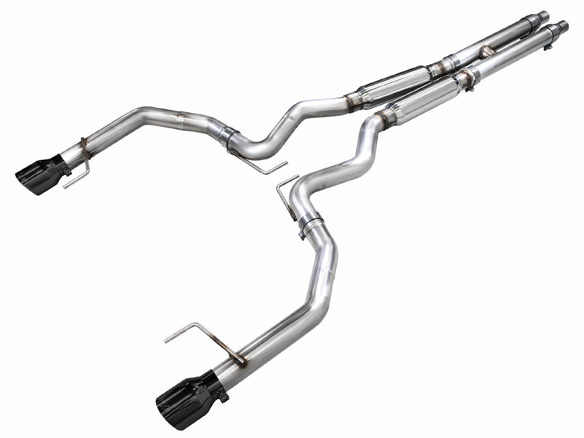 AWE Track Edition Exhaust – Ford S650 Mustang GT (Dual Tip)