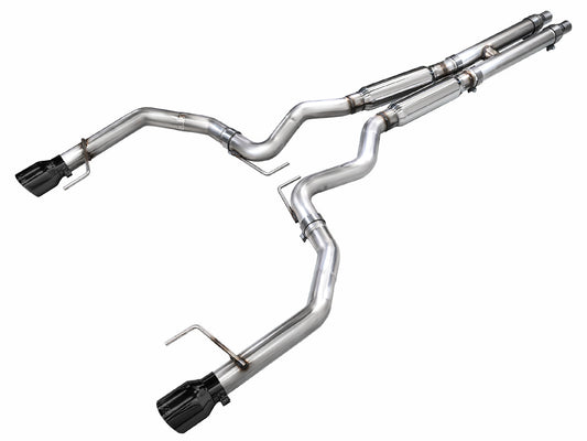 AWE Track Edition Exhaust – Ford S650 Mustang GT (Dual Tip)