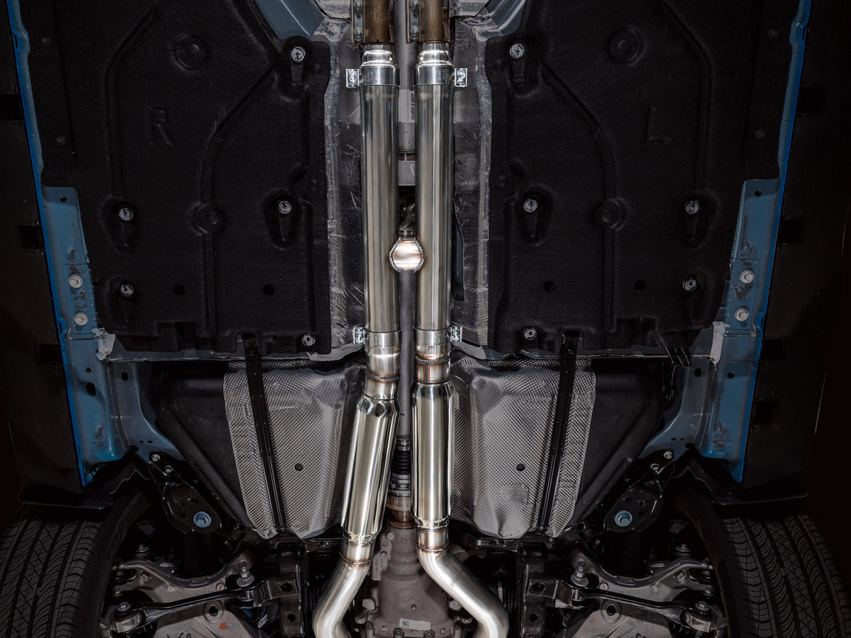 AWE Track Edition Exhaust – Ford S650 Mustang GT (Dual Tip)