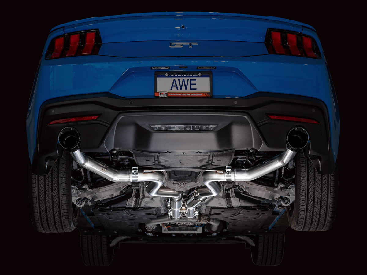AWE Track Edition Exhaust – Ford S650 Mustang GT (Dual Tip)