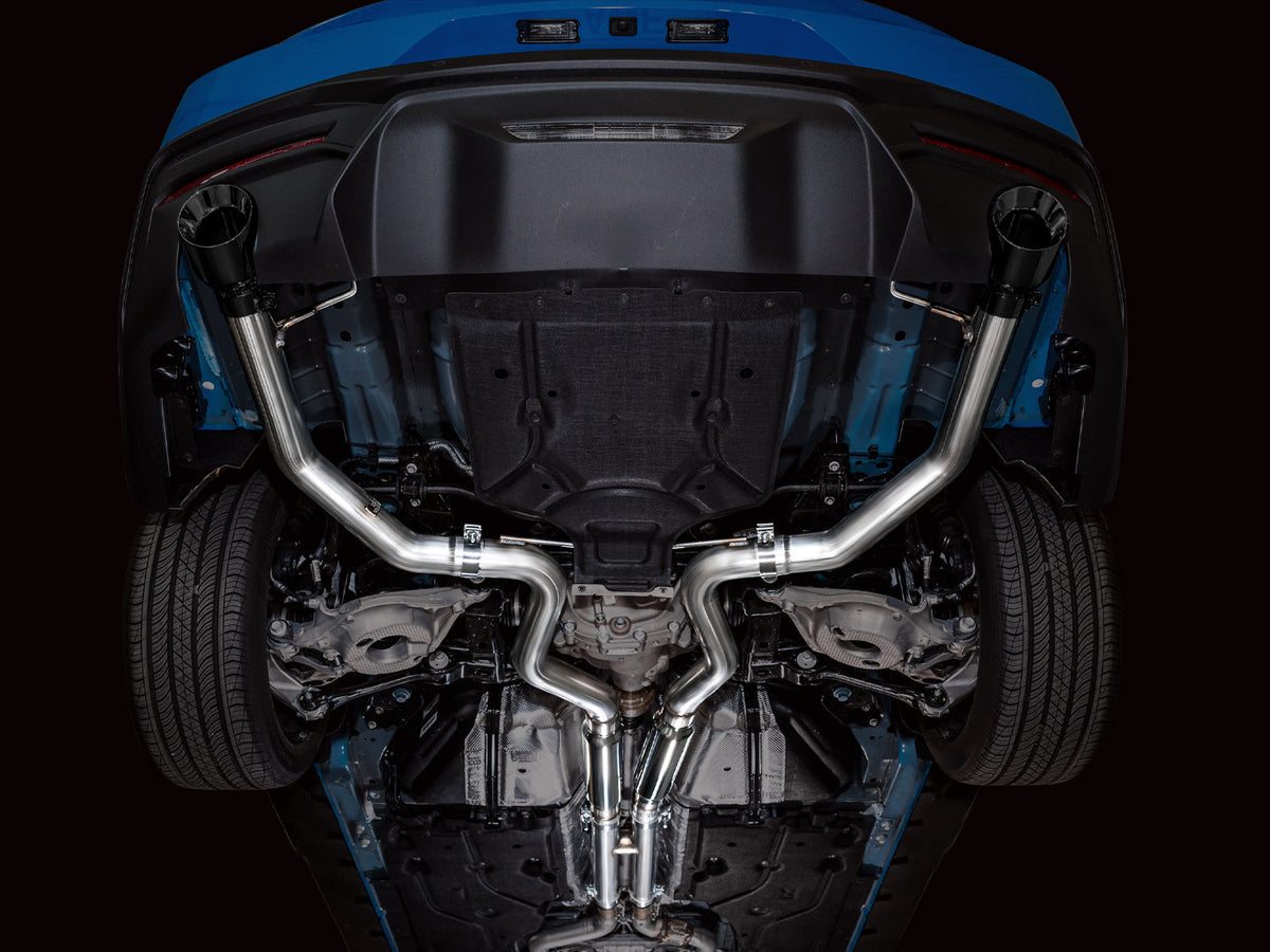 AWE Track Edition Exhaust – Ford S650 Mustang GT (Dual Tip)