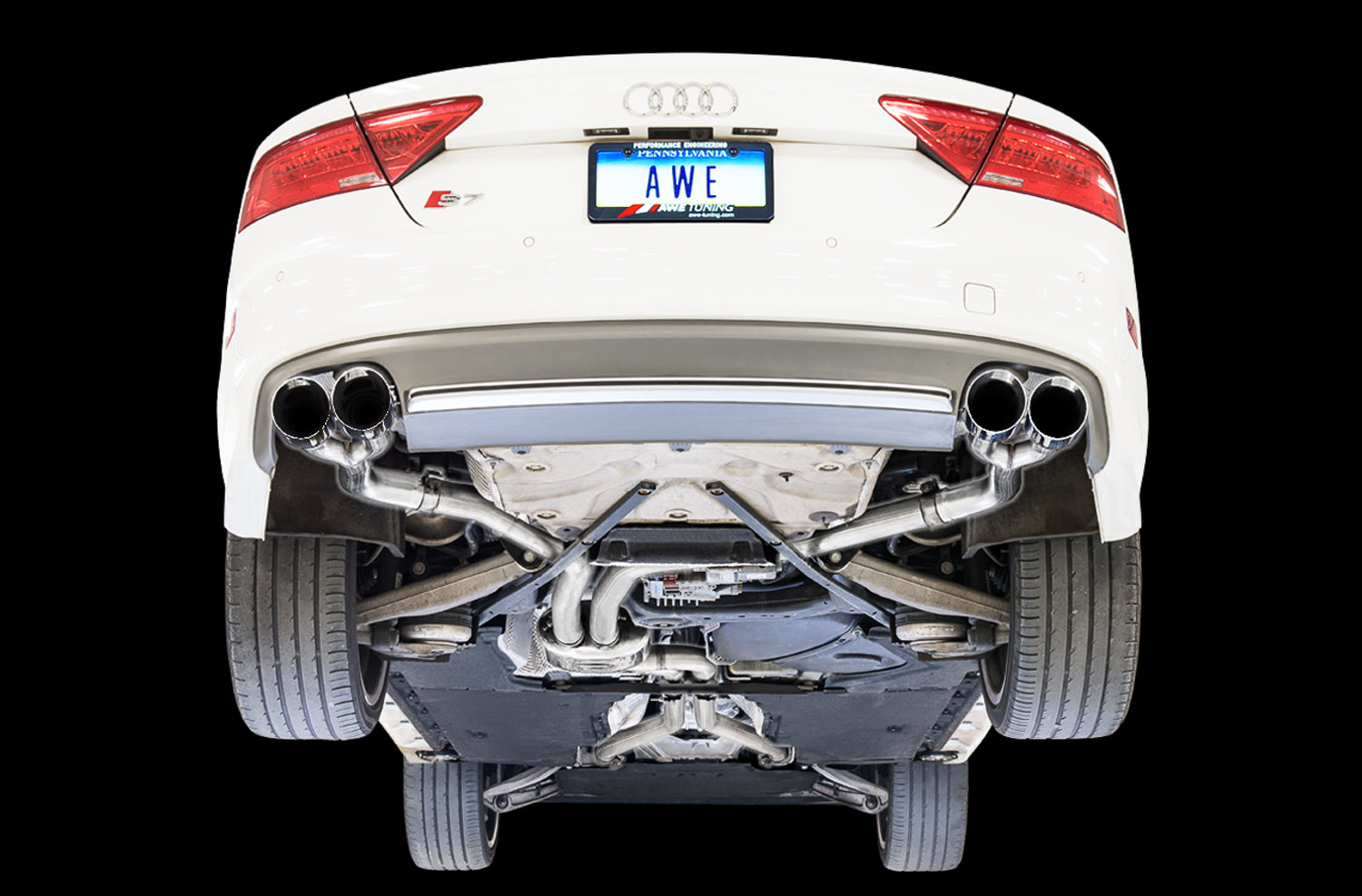 AWE Track Edition Exhaust – Audi C7 S7 4.0T