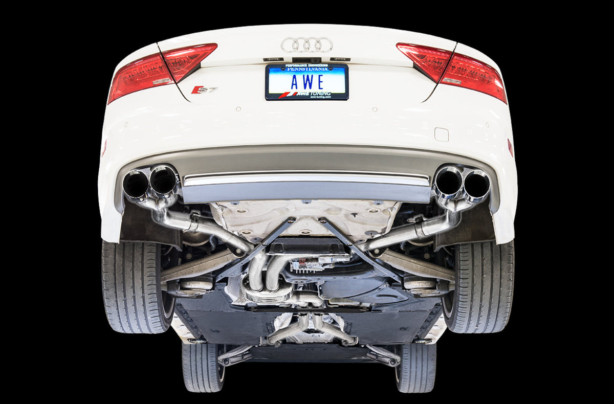 AWE Track Edition Exhaust – Audi C7 S7 4.0T
