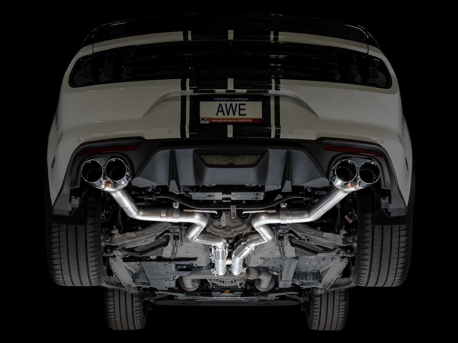 AWE Track Edition Exhaust – Ford S550 Mustang GT 2018+