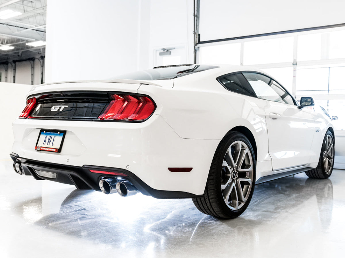 AWE Track Edition Exhaust – Ford S550 Mustang GT 2018+