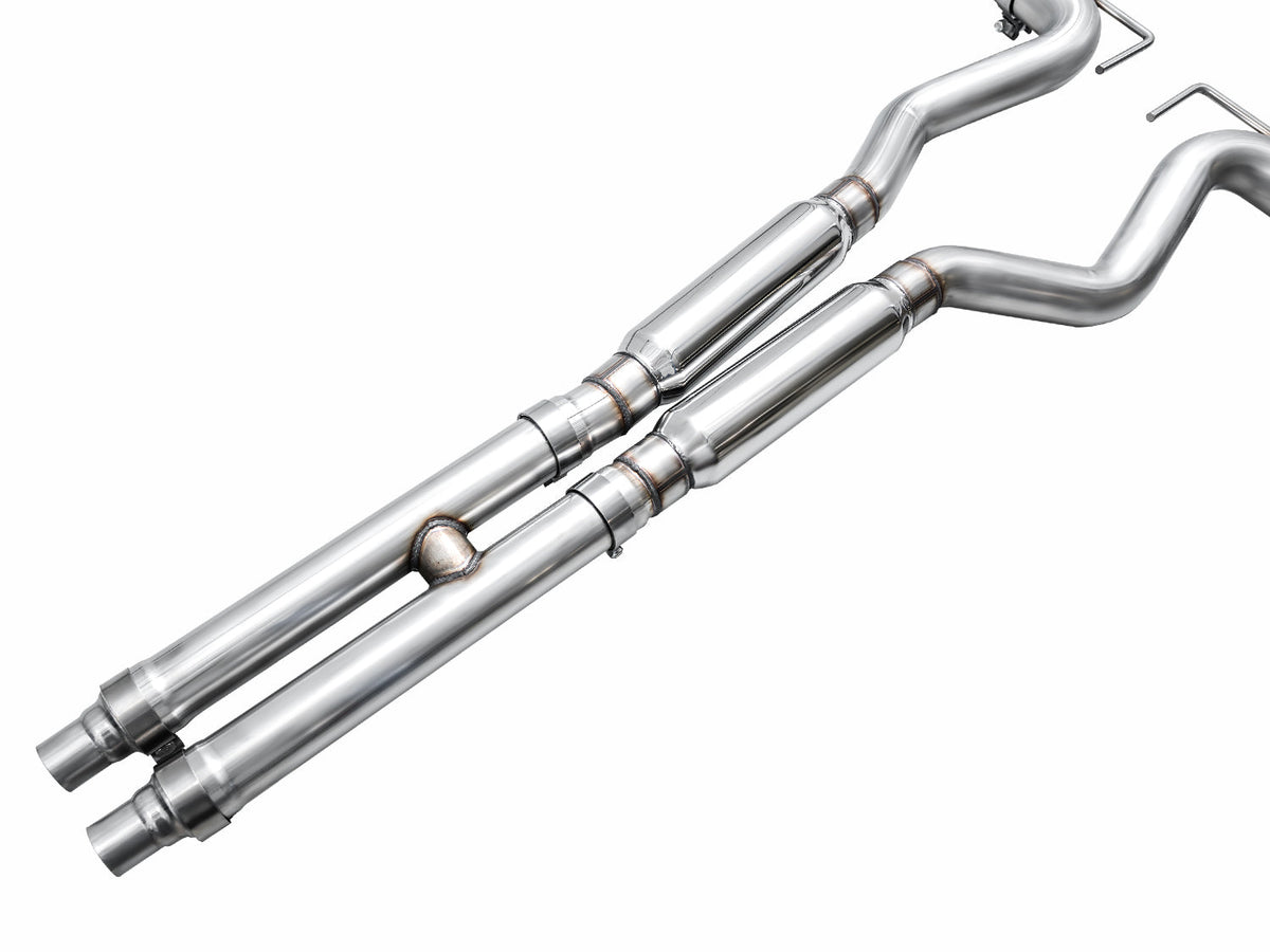 AWE Track Edition Exhaust – Ford S650 Mustang GT (Quad Tip)