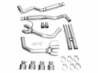 AWE Track Edition Exhaust – Ford S650 Mustang GT (Quad Tip)