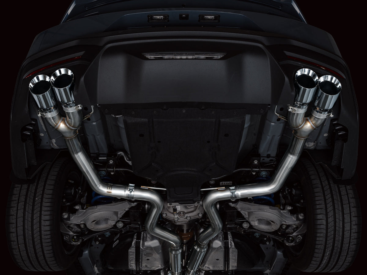 AWE Track Edition Exhaust – Ford S650 Mustang GT (Quad Tip)