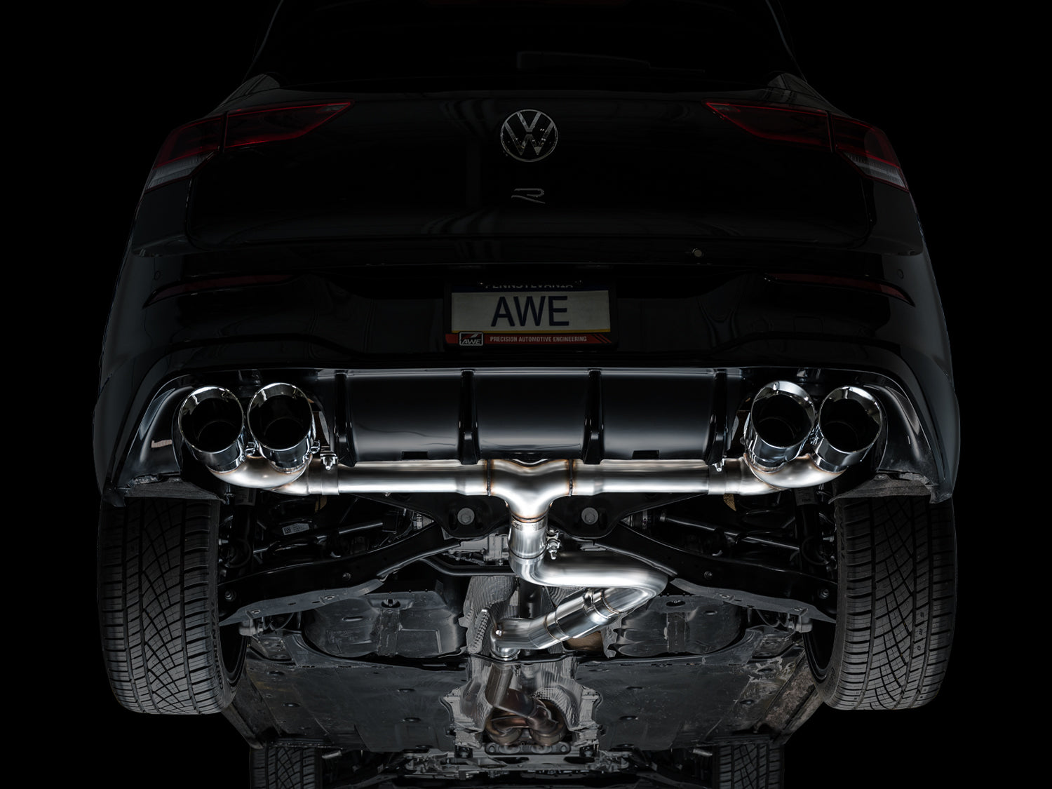 AWE Track Edition Exhaust – VW Mk8 Golf R