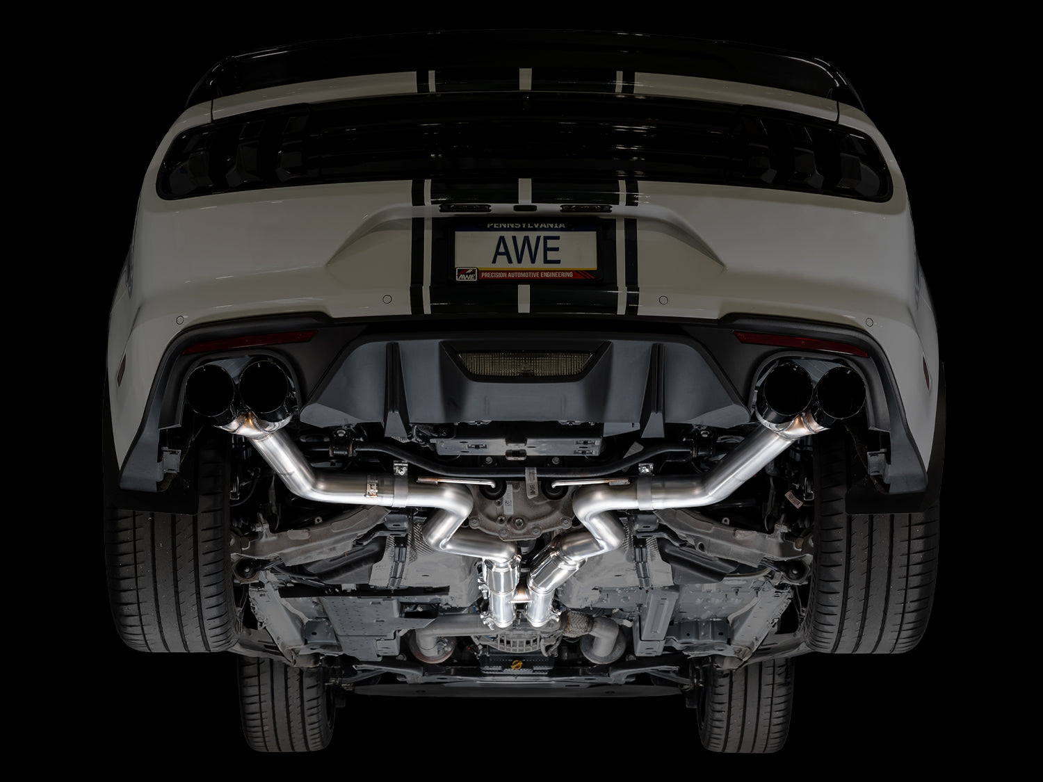 AWE Track Edition Exhaust – Ford S550 Mustang GT 2018+
