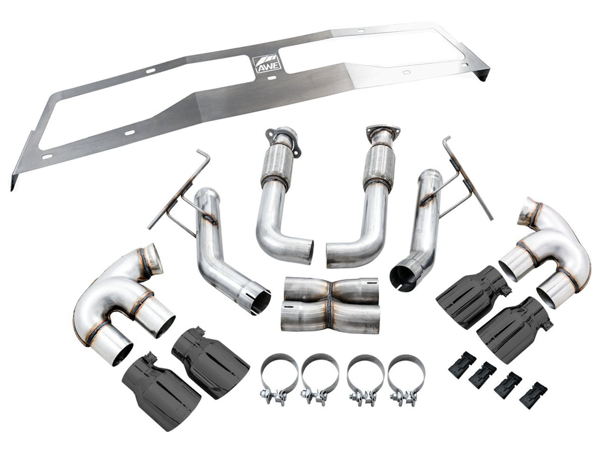 AWE Track Edition Exhaust – Chevrolet C8 Corvette Stingray / E-Ray