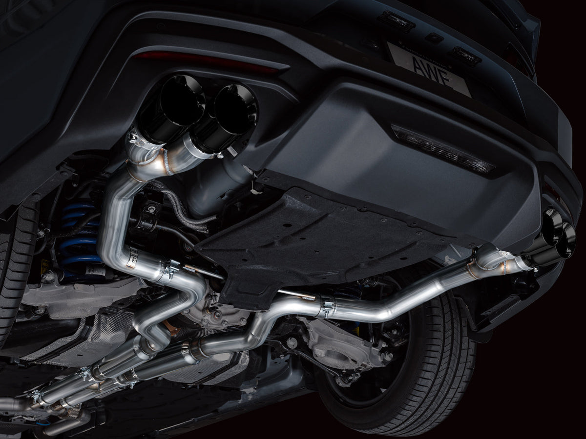 AWE Track Edition Exhaust – Ford S650 Mustang GT (Quad Tip)