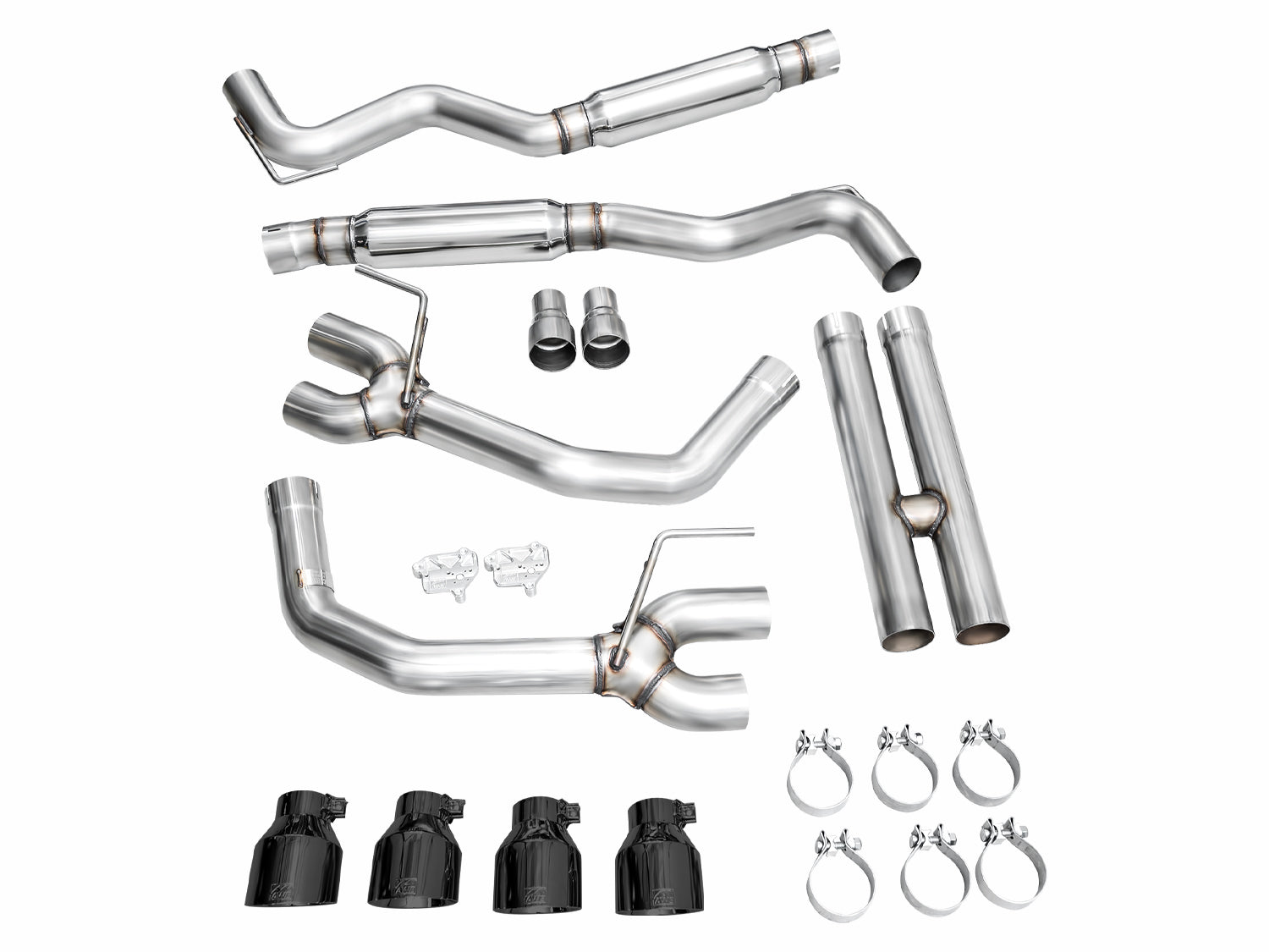 AWE Track Edition Exhaust – Ford S650 Mustang GT (Quad Tip)