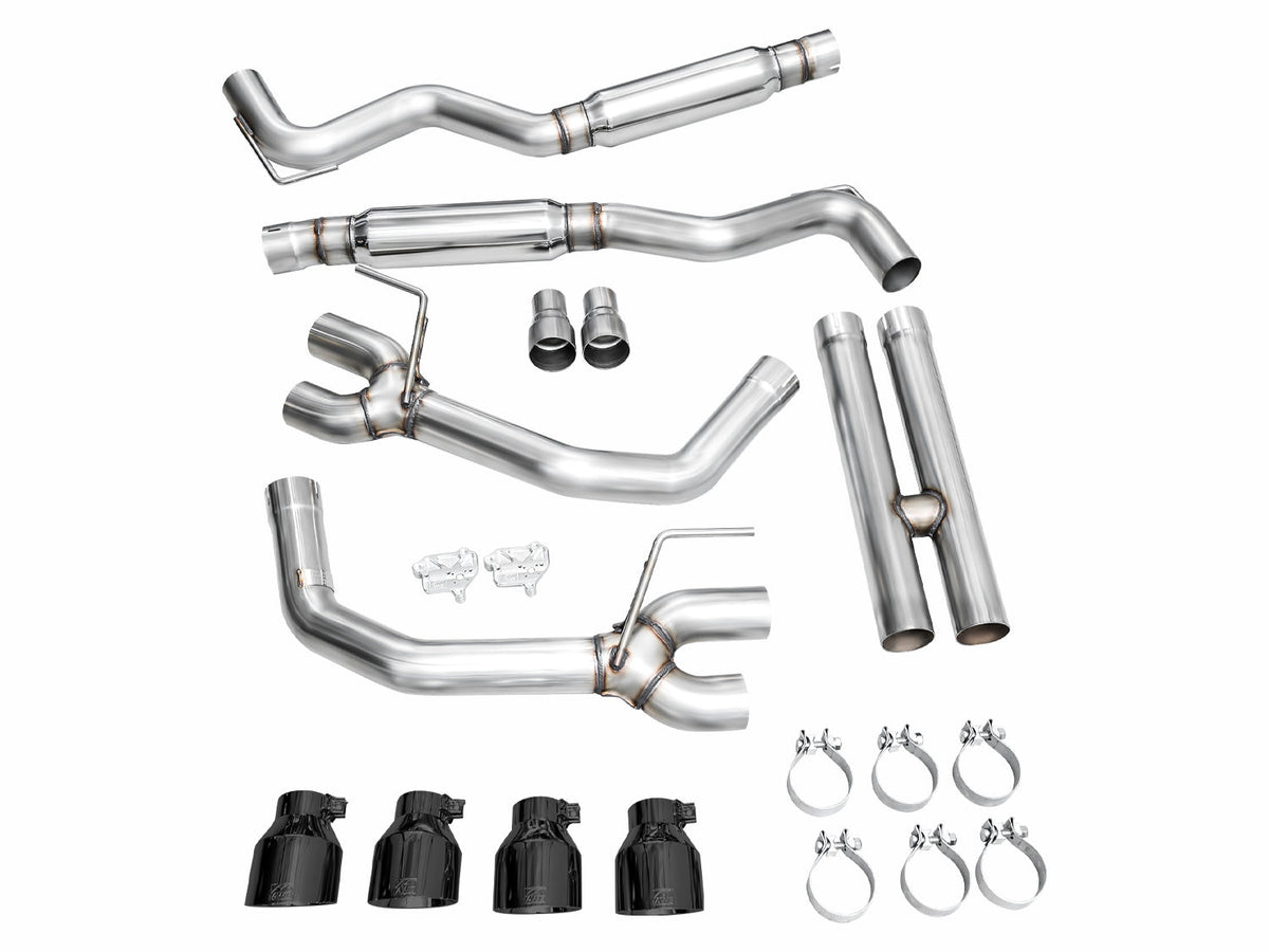 AWE Track Edition Exhaust – Ford S650 Mustang GT (Quad Tip)