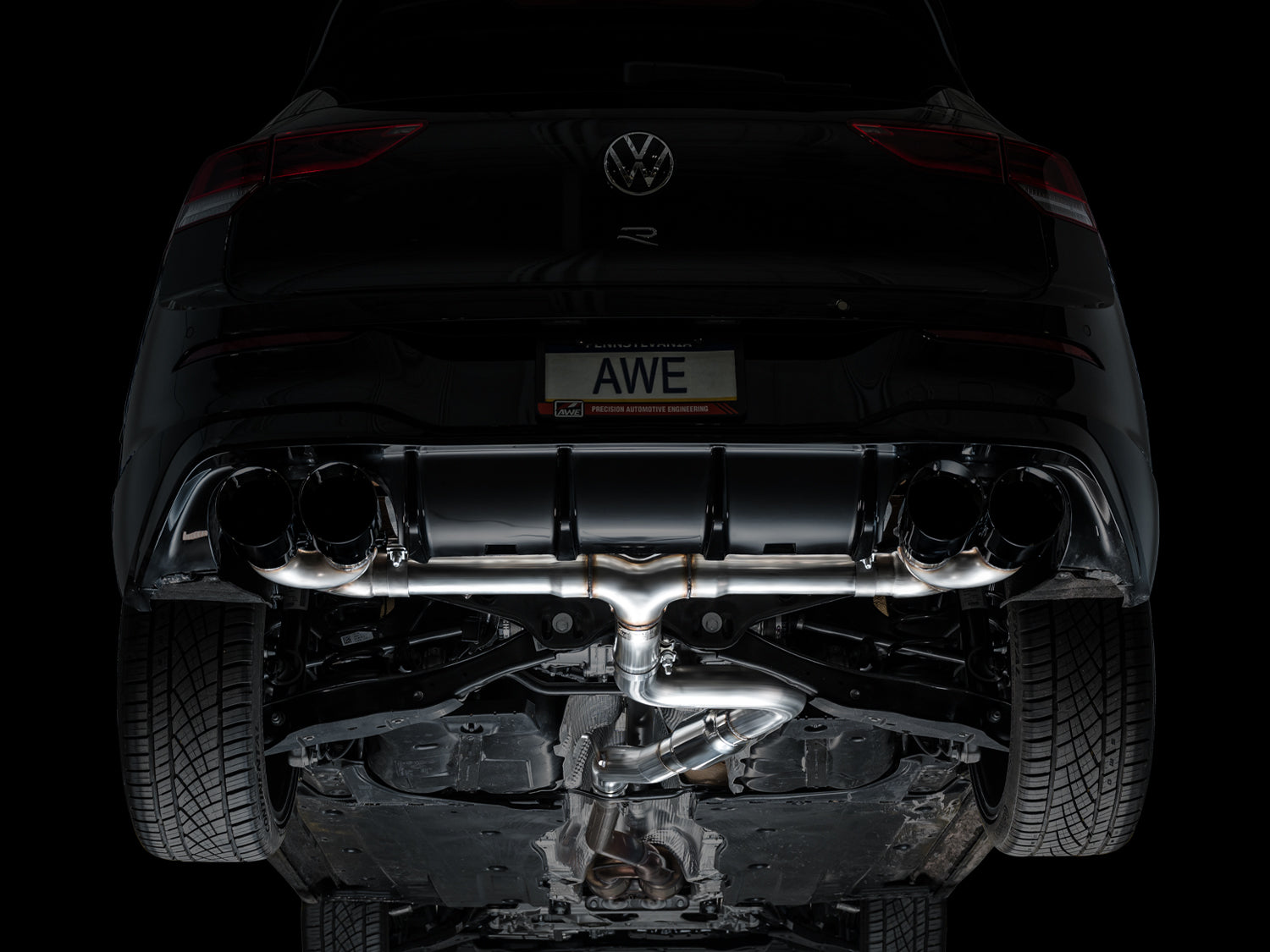 AWE Track Edition Exhaust – VW Mk8 Golf R