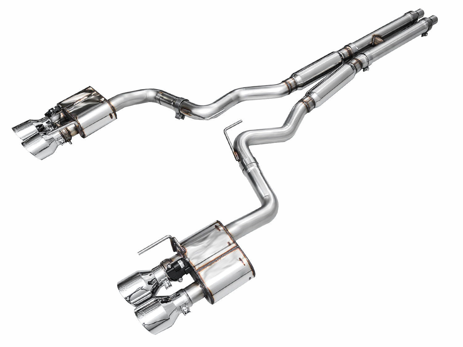 AWE SwitchPath Exhaust – Ford S650 Mustang GT (Quad Tip)