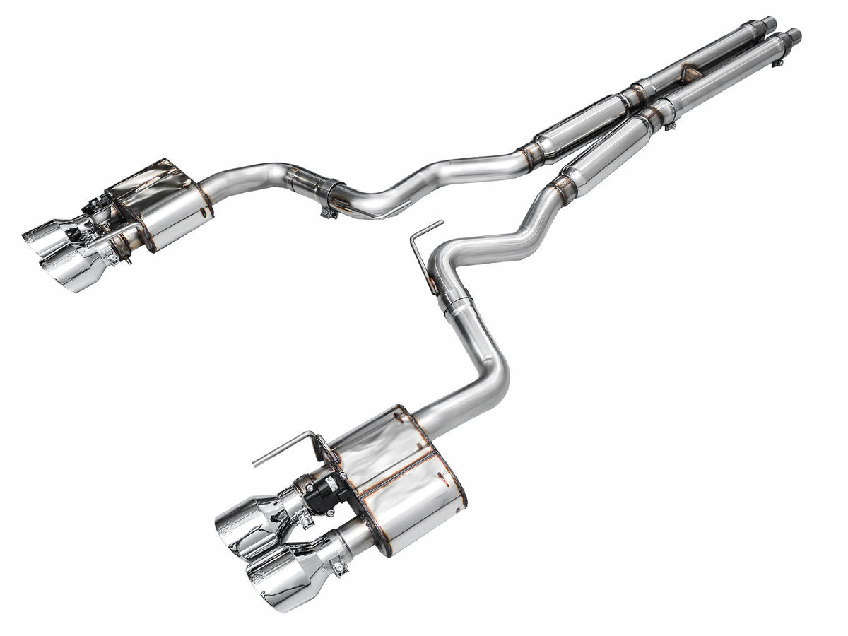 AWE SwitchPath Exhaust – Ford S650 Mustang GT (Quad Tip)