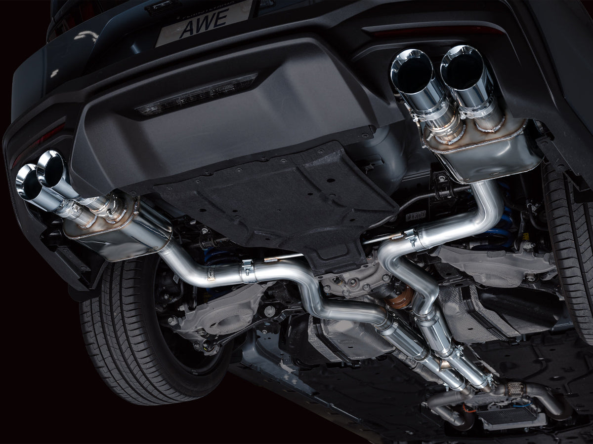 AWE SwitchPath Exhaust – Ford S650 Mustang GT (Quad Tip)