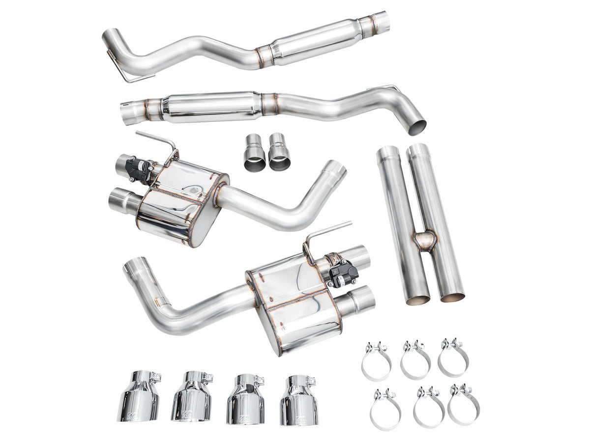 AWE SwitchPath Exhaust – Ford S650 Mustang GT (Quad Tip)