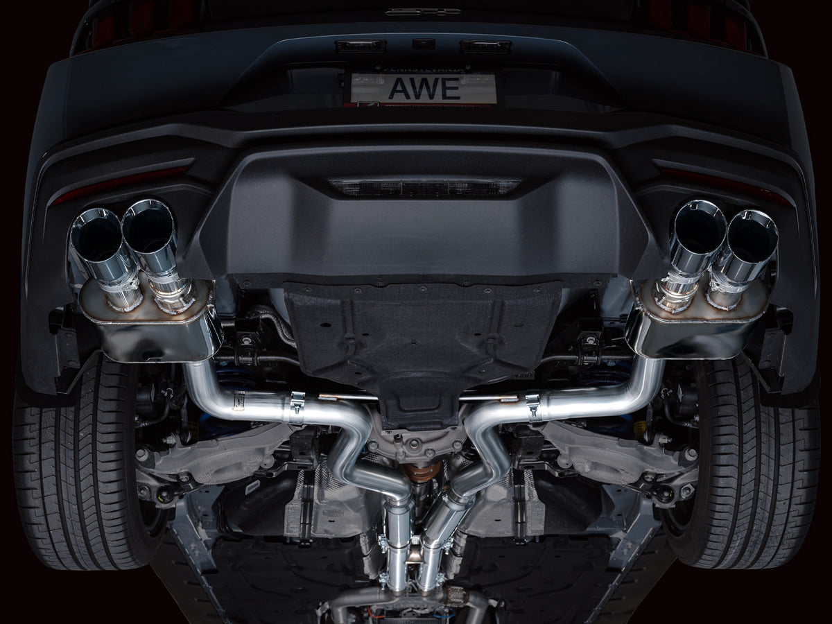 AWE SwitchPath Exhaust – Ford S650 Mustang GT (Quad Tip)