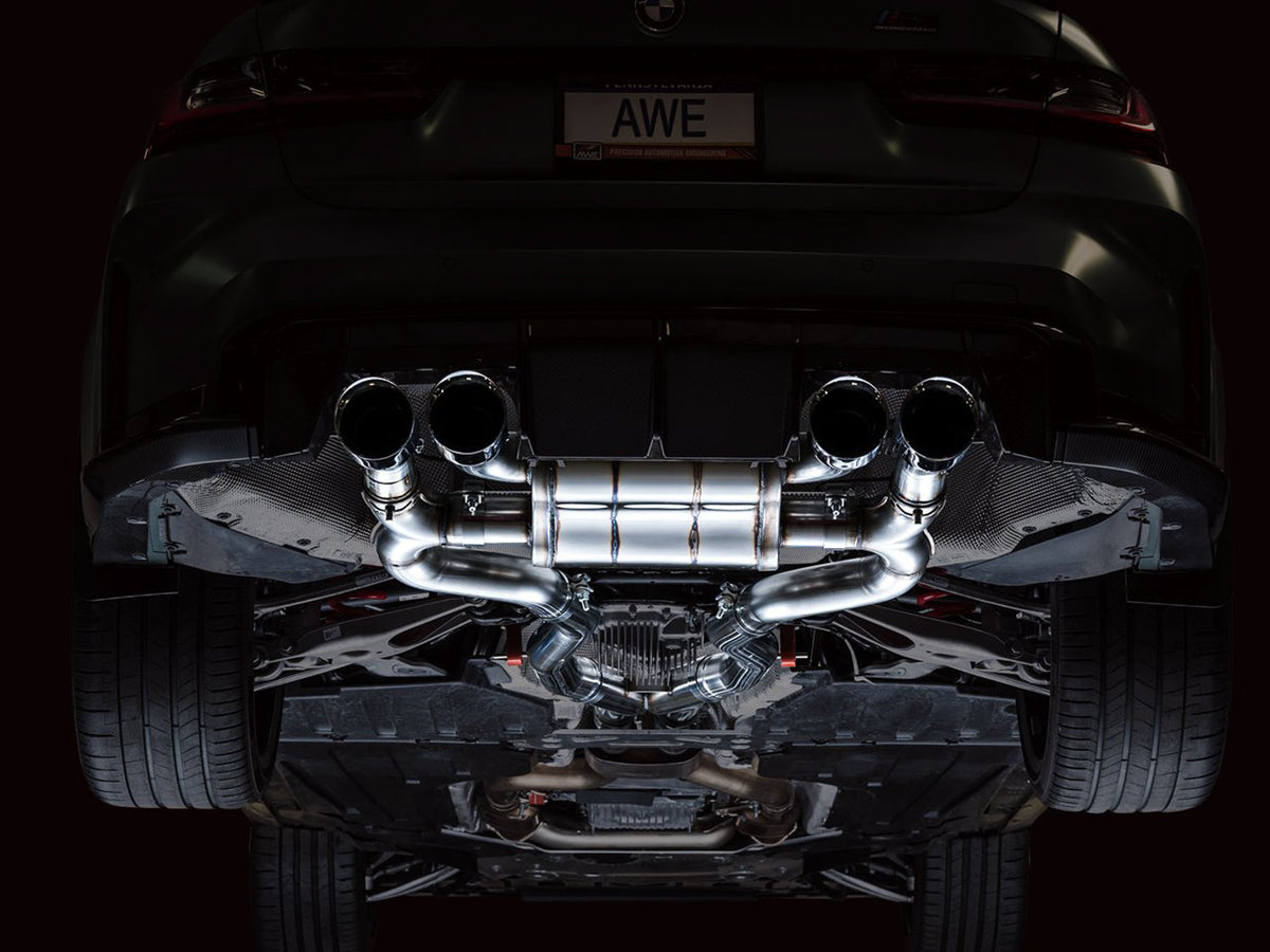 AWE Track Edition Exhaust – BMW G80 M3 / G82 M4