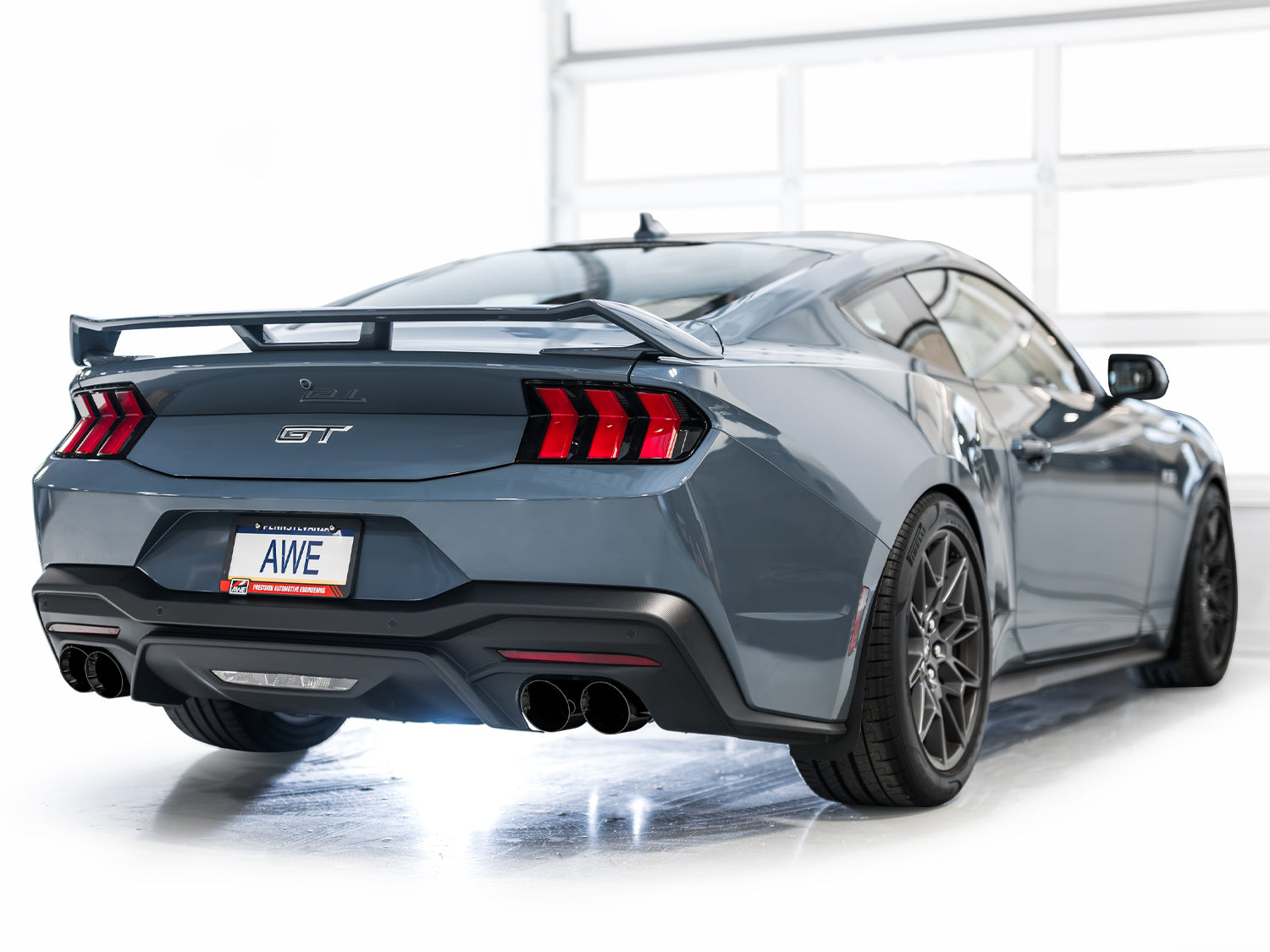 AWE SwitchPath Exhaust – Ford S650 Mustang GT (Quad Tip)