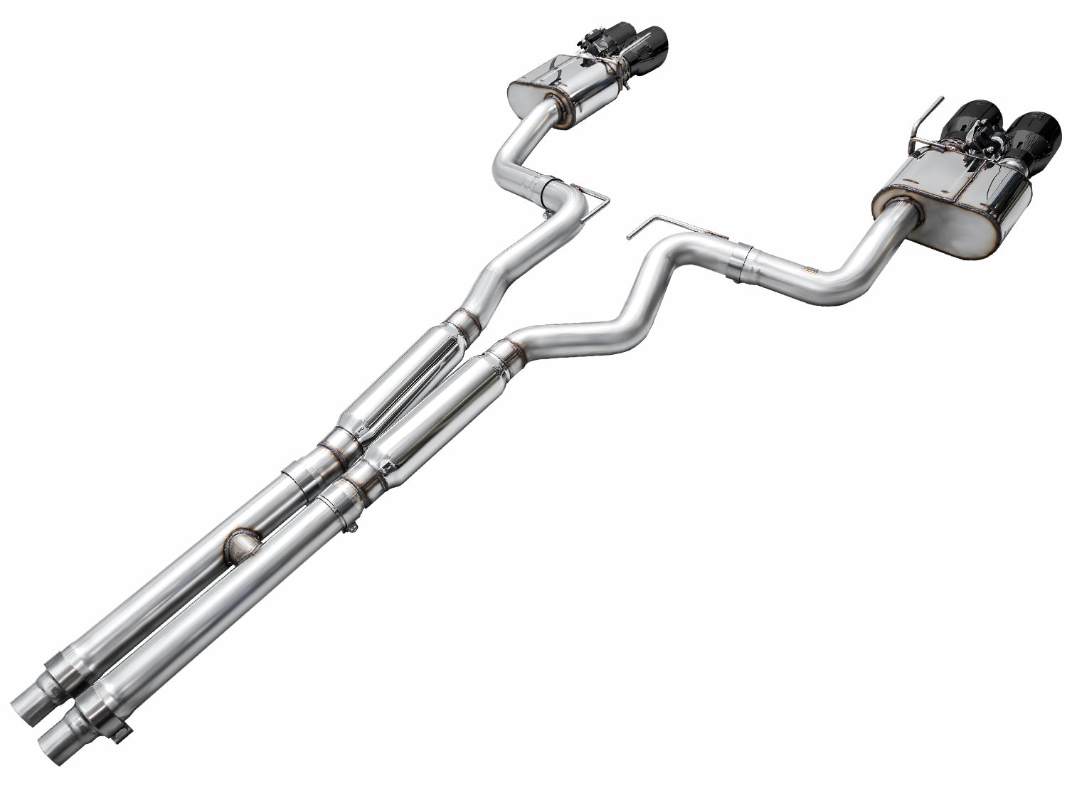 AWE SwitchPath Exhaust – Ford S650 Mustang GT (Quad Tip)