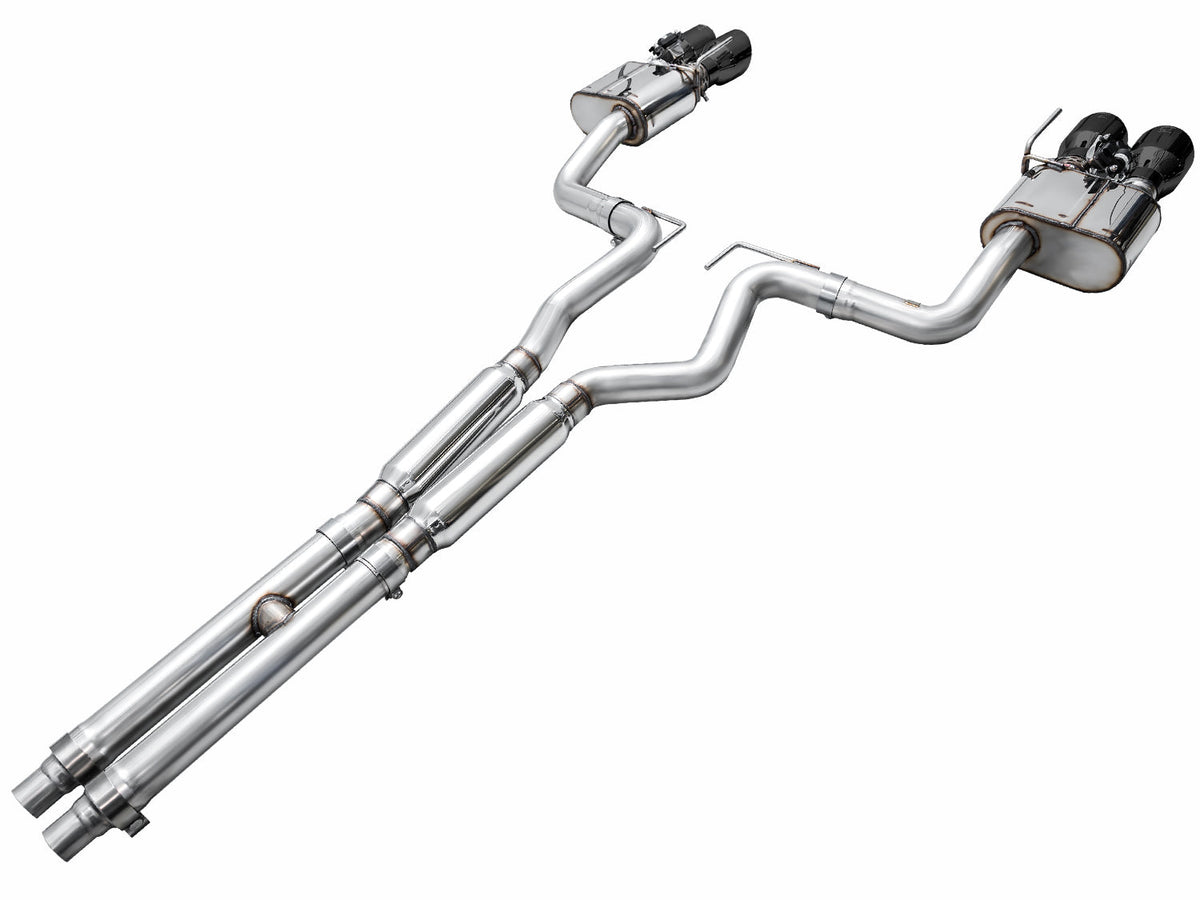 AWE SwitchPath Exhaust – Ford S650 Mustang GT (Quad Tip)