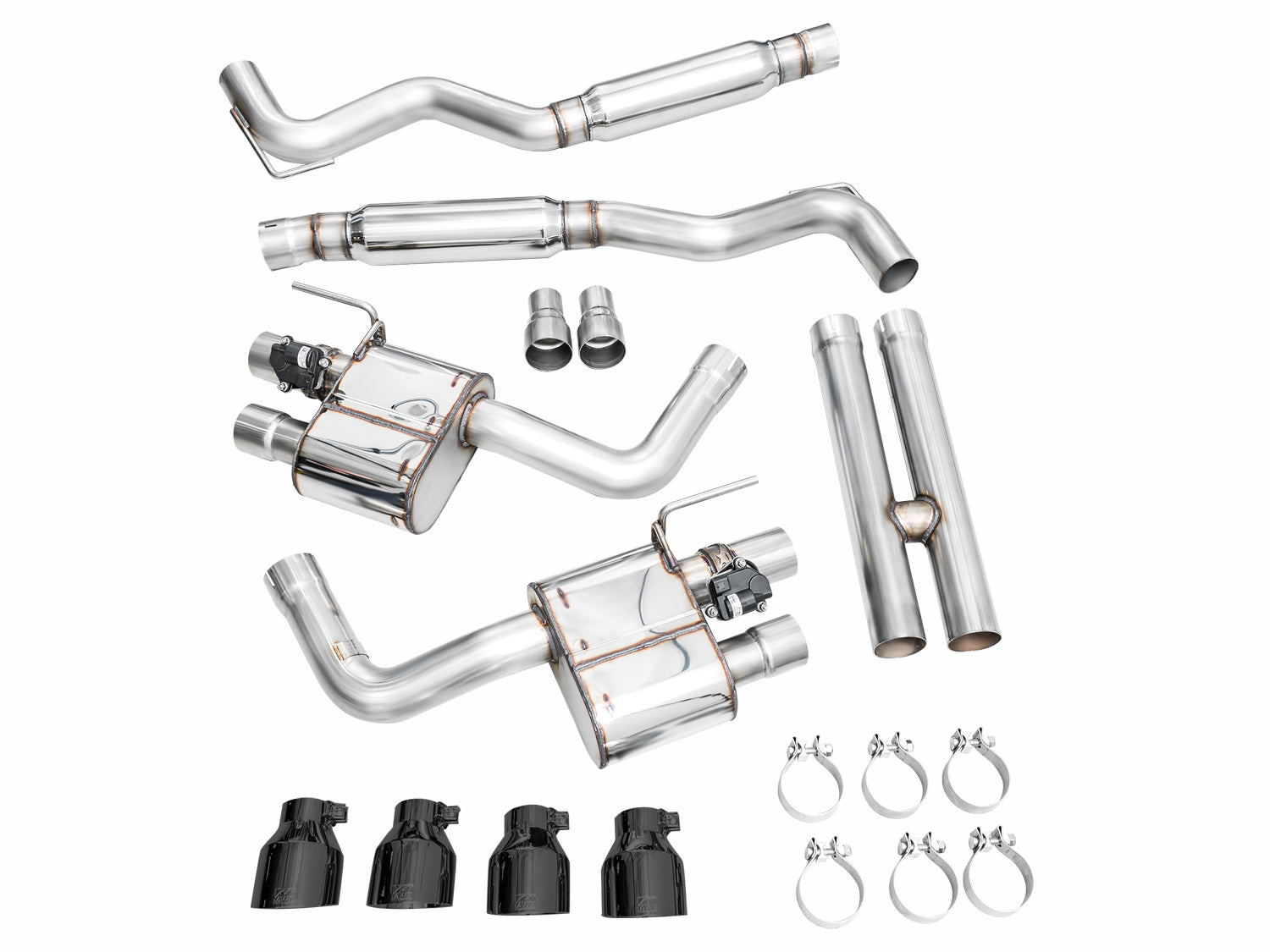 AWE SwitchPath Exhaust – Ford S650 Mustang GT (Quad Tip)
