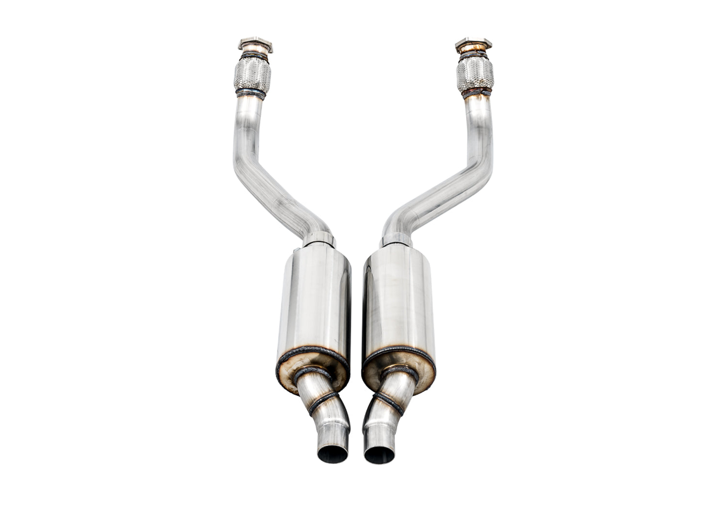 AWE Resonated Downpipes – Audi B8 / B8.5 S4 / S5 3.0T & C7 / C7.5 A6 / A7 3.0T