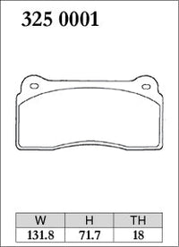 DIXCEL Rear Brake Pads – Nissan GT-R (R35)
