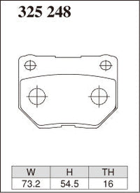 DIXCEL Rear Brake Pads – Subaru WRX (GDA/GDB) / Nissan Skyline (R32/R33/R34)
