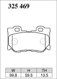 DIXCEL Rear Brake Pads – Nissan 370Z (Z34) / Nissan Z (RZ34)