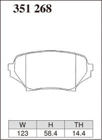 DIXCEL Front Brake Pads – Mazda MX-5 (NC18)