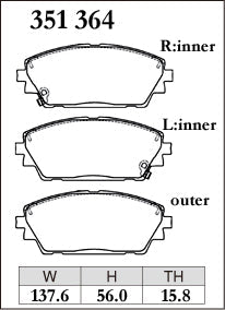 DIXCEL Front Brake Pads - Mazda 3 (BP) / CX-30 (DM) – view 2