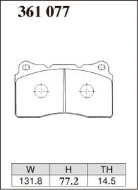 DIXCEL Front Brake Pads – Subaru WRX STI / BRZ / Mitsubishi Evo / Toyota 86 / Renault Megane RS (Brembo 4-Piston)