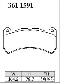 DIXCEL Front Brake Pads – Subaru WRX STI 2018+ 6-Piston (VAB)
