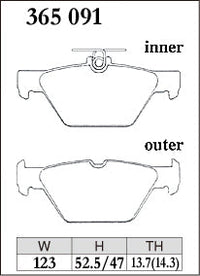 Dixcel Rear Brake Pads - Subaru WRX (VA/VN) / Forester (SK) / Outback (BS/BT) / Levorg (VM) / Impreza (GK/GT/GU) / XV / Crosstrek (GT/GU) – view 2