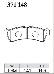 DIXCEL Front Brake Pads - Suzuki Alto (HA36V / HA36S / HA37S / HA97S) – view 2