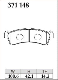 DIXCEL Front Brake Pads - Suzuki Alto (HA36V / HA36S / HA37S / HA97S) – view 2