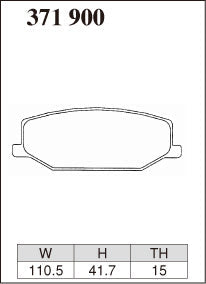 DIXCEL Front Brake Pads - Suzuki Jimny (JA11/JA12/JA22/JB23) / Jimny Sierra (JB33/JB43) / Mazda AZ-Offroad (JM23W) – view 2