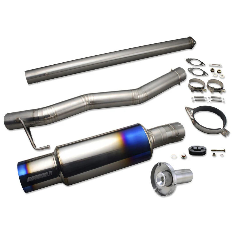 Tomei Expreme Ti Titanium Catback Exhaust - Mitsubishi Lancer EVO 7-9 JDM Rear Bumper