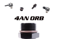 Radium 4AN ORB to 8mm Barb Fitting - Radium Engineering | Coore Australia