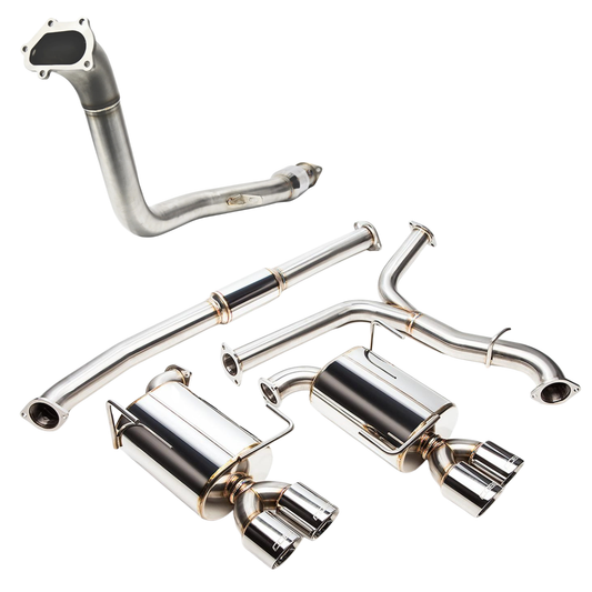 Cobb Turbo Back Exhaust with Korsh Down Pipe - 11-21 STI / 11-14 WRX