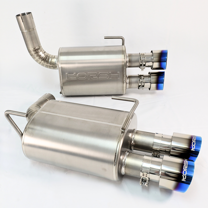 Korsh Subaru WRX 2011-14/STI 2011-2021 Auto Turbo Back Exhaust - Titanium Catback with Stainless Downpipe