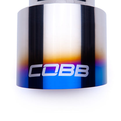 Cobb Tuning Subaru Blue Titanium Burned Tips suit WRX/STI 08+